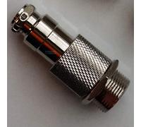 Leisure Pursuits Electric Golf Trolley 3 Pin Male Chrome Connector For Ben Sayers, Pro Rider, Fazer