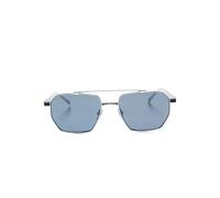 Leisure Society Prism geometric-frame sunglasses - Silver 56