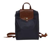 Leisure Travel Nylon Zipper Bag Student Backpack Folding Bag Shoulder Bag Backpack Boys (Black, 24cm*10cm*33cm)