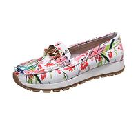 Leisure Women Faux Leather Solid Colour Thick Sole Flat Lazy People Round Toe Shoes Orthopaedic Shoes Ladies Ballerina, a, 8 UK