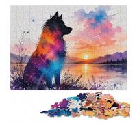 Leisure Wood Puzzle, Adults, Shetland Sheepdog Mini Col, 1000 Pieces | Jigsaw Puzzle: image-based sorting for steady puzzle progress on quiet evenings.