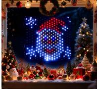 Leisure world Christmas Decorations Outdoor Net Lights, 4.3 x 3.9 ft Santa Claus 320 LED Net Lights Outdoor Mesh, 8 Modes Christmas for Yard, Patio, Party Decorations