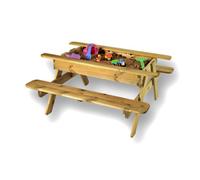Leisurebench Children's Sandpit Picnic Table - Kids Garden Play Table With Storage
