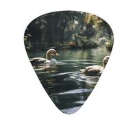 Leisurely Duckling Guitar picks in thin, medium, and thick sizes, 12-piece set, suitable for electric guitar and various instruments