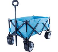 Leisurewize- Heavy Duty Outdoor Trolley - Folding All Terrain Trolley Cart with Wheels, 80kg Capacity, Steel Frame & Weather-Resistant Fabric, 89 x 49 x 57cm