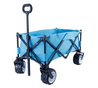 Leisurewize- Heavy Duty Outdoor Trolley - Folding All Terrain Trolley Cart with Wheels, 80kg Capacity, Steel Frame & Weather-Resistant Fabric, 89 x 49 x 57cm