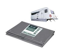 Leisurewize - Luxury Caravan Draught Skirt 5m x 500mm - UV-Resistant PVC Weatherproof Awning Skirt with Reinforced Edging, Motorhome & Touring Caravan Wind and Draught Protection