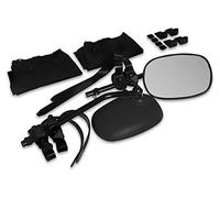 Leisurewize LWACC34 Twin Towing Mirrors - Extended Side Mirrors - Flat + Convex | Exterior Clip-on Mirror for Caravan, Trailer, Campervan, RV, Motorhome