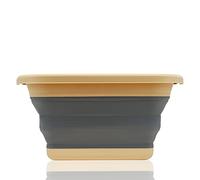 Leisurewize - Portable Folding Collapsible Bowl, Camping Washing Bucket, Travel Bowl - Lightweight, Durable Silicone