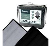 Leisurewize - Premium Awning Carpet 2.5m x 6m - Reversible Light Grey/Charcoal Breathable Caravan & Motorhome Groundsheet Mat - Durable Outdoor Universal Camping Flooring