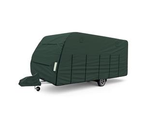 Leisurewize - Premium Caravan Cover, 4 LayerHeavy Duty Breathable Water Resistent Fabric, UV Resistent Layers with Free Hitch Cover Anti Moisture, Rain, Snow & Dust Protection 7m-7.6m (23ft-25ft)