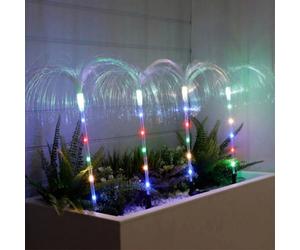 Leisurewize Solar Jellyfish Stake Lights (Pack Of 4)