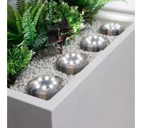 Leisurewize Solar Stone Effect Deck Light (Pack Of 4)