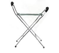 Leisurewize Walking Stick Folding Stool & Chair, Lightweight Alloy Frame