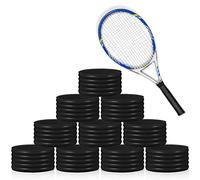 Leitee 10 Pcs Tennis Racket Silicone Racquet Grip Ring Band Non Slip Racket Rubber Ring Absorbent Overgrip in Place for Racquetball Badminton Squash Baseball Bat Handle