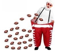 Leitee Football Party Granny Pants Yard Game Soft Foam Balls Fight Soft Foam Balls Tossing Activity for Backyard Party Adult Groups Field Day Family Recreational Reunion Tossing Game