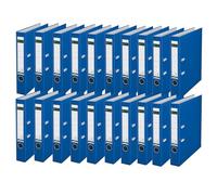 Leitz 10155085 Quality Folder 180° Plastic Pack of 20 A4 Narrow Night Blue 5.2 cm Spine Width Polypropylene Laminated Cover