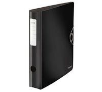 Leitz 10481095 Quality Folder 180° Active Solid, Slim, Black
