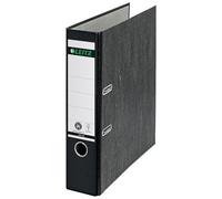 Leitz 10801095 Standard Lever Arch File 80mm Spine A4 Black Ref 1080-95 [Pack of 10]