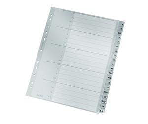 Leitz 1260000 Alphabetic Tab Index Grey Cardboard Index Index Divider (Alphabeti