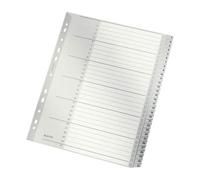 Leitz 12810000 Index A4 Oversized Grey 31 Dividers Polypropylene
