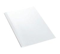 Leitz 177114 Thermal Binding Folders A4 Linen Look 1.5 mm Spine Width Pack of 25 White