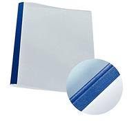 Leitz 177118 Thermal Binding Folders A4 Linen Look 1.5 mm Spine Width Blue Pack of 25