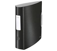 Leitz 180° Active Style Wide Lever Arch File A4 82 mm Black 2 Rings 1108 Polyfoam Portrait Pack of 5
