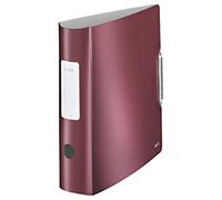 Leitz 180° Active Style Wide Lever Arch File A4 82 mm Red 2 Rings 1108 Polyfoam Portrait Pack of 5