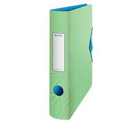 Leitz Lever Arch File 180° Active Urban Chic A4 - 65mm Curved Spine, Green, Elastic Fastening