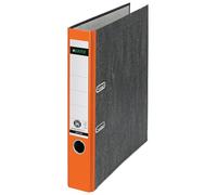 Leitz 180° Lever Arch File, Classic Marbled, CO2 neutral, 100% Recycled Card, 10505045, Orange
