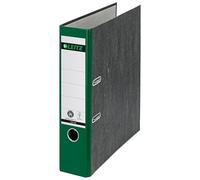 Leitz 180° Lever Arch File, Classic Marbled, CO2 neutral, 100% Recycled Card, 10805055, Green
