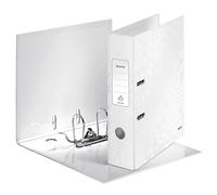 Leitz A4 80 mm "Wow 1005 180°" Lever Arch File - White Pearl (Pack of 5)