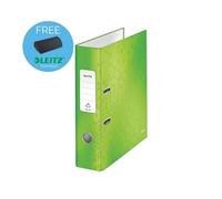 Leitz Leitz 180 WOW Lever Arch File Laminated Paper on Board A4 80mm Spine Width