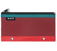 Leitz 2 Pocket Pencil Case Wallet with Eyelets, Red, Urban Chic Range, 60130020