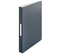 Leitz 2 Ring Binder, 190 Sheet Capacity, Cosy Range, 32 mm Spine, A4, Velvet Grey, 42380089