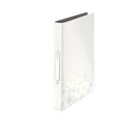 Leitz 2 Ring Binder, Holds up to 190 Sheets, Bebop Range, 32 mm Spine, 45660001 - A4, White