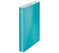 Leitz Ring Binder Laminated WOW A4 2 D-Ring 25mm Ice Blue