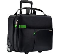 Leitz 2 Wheeled Light-Weight Hand Luggage Trolley Smart Traveller Range, Black