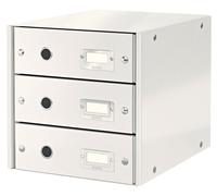 Leitz Drawer Cabinet – Click and Store Range 60480001 – 3 Drawers (A4) – White