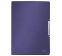 Leitz 3-Flap Folder, Holds up to 150 A4 Sheets, Elastic Closure, Flexible Plasti