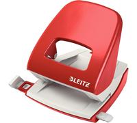 Leitz 50080025 NeXXt Office Hole Punch Red 2-Hole 30 Sheet Capacit...