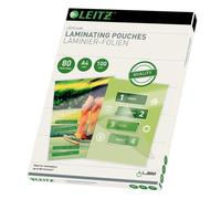 LEITZ iLAM 74780000 80 Micron A4 Laminating Pouches - 100 Pack