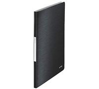 Leitz 39580094 Style Display Book, Satin Black, 20 Pockets, 1 Piece