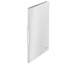 Leitz 39580099 A4 Display Book, 20 Pockets, 40 Sheet Capacity, Transparent Pockets, Arctic White, Style Range, 39580004