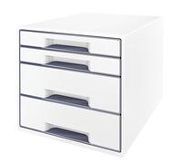 Leitz WOW Drawer Cabinet CUBE 4 Drawer white