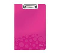 Leitz 4199-00-23 Wow Clipboard Pink Durable Clipboard With Sturdy Clip
