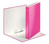 Leitz WOW Ring Binder A4 Maxi 2 D-ring Size 25MM for 250 Sheets Pink- you get 10