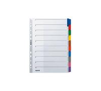 Leitz 43210000 Index A4 Blank Cardboard Grey 10 Dividers