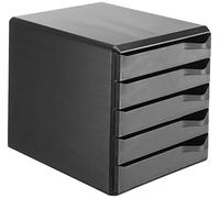Leitz A4 Post Set 5 Drawer Unit Document Storage Home Office Desk Organisation